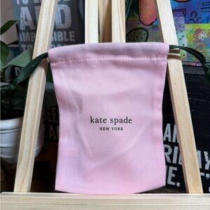 Kate Spade New York Pink Jewelry Dust Bag – 6”x5”